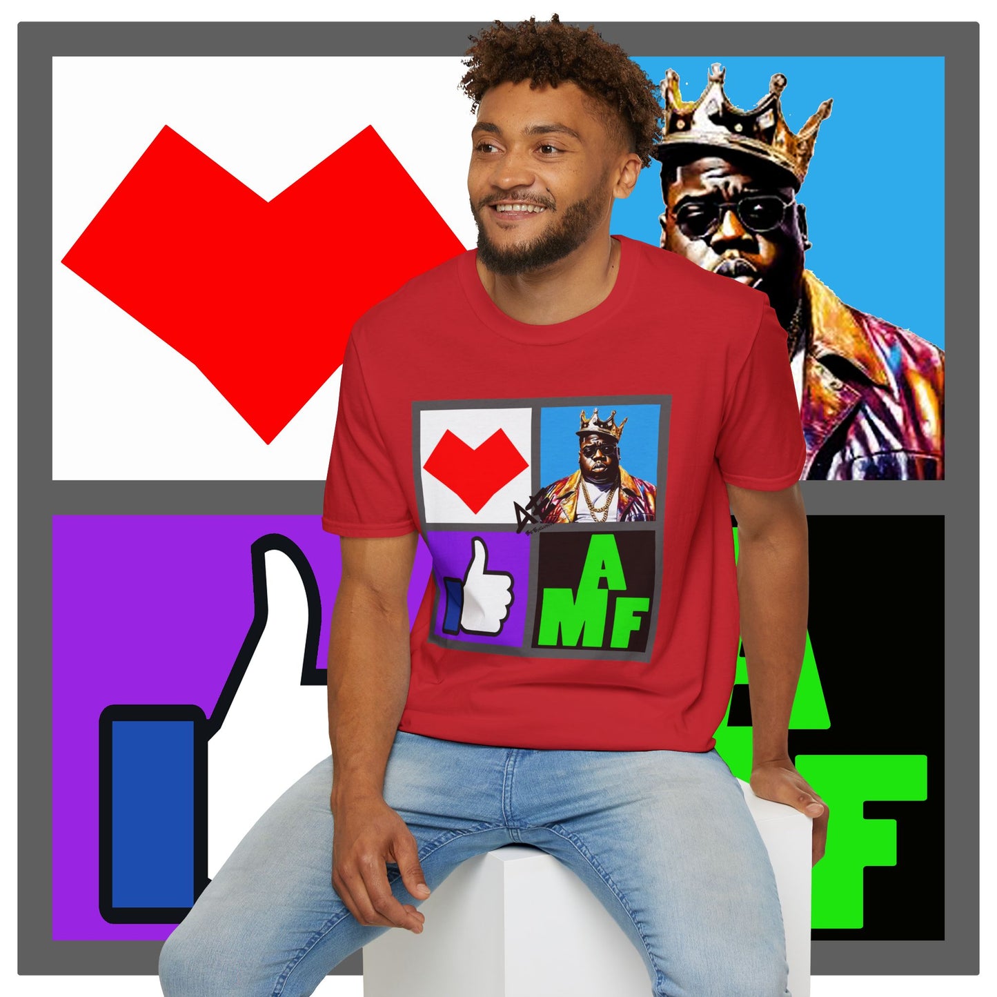 Heart "BIG" Like A MF - Unisex Tee