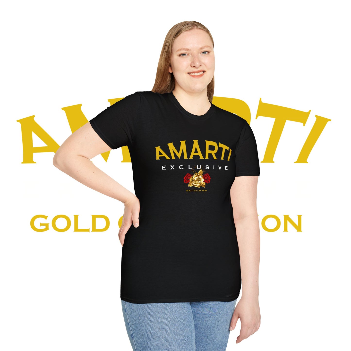 The GOLD Collection (Roses) - Unisex Soft Short Sleeve Tee