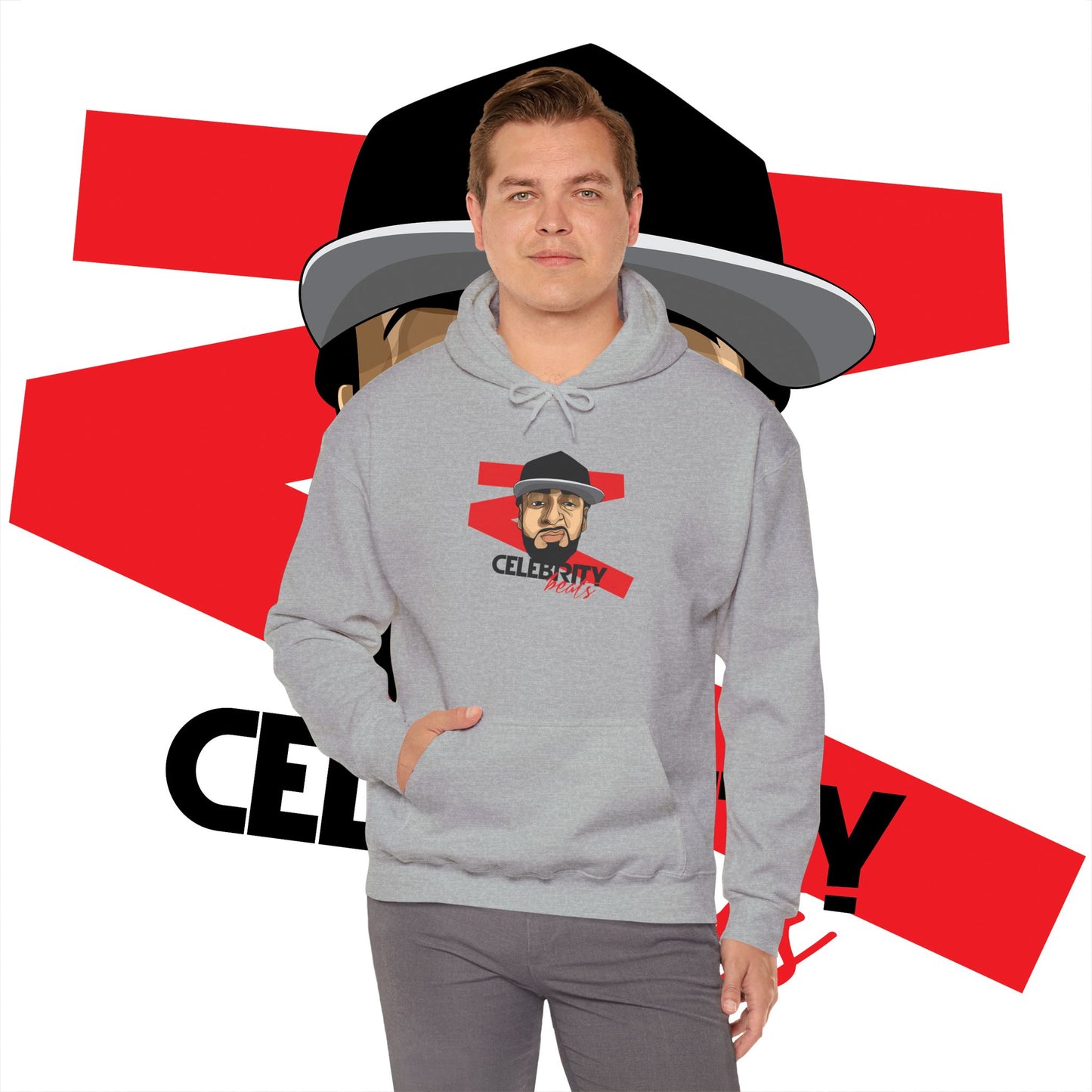 Celebrity Beats Toon-Up - Unisex Heavy Hoodie