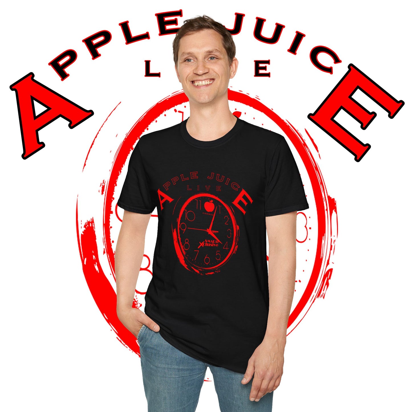 Apple Juice LIVE 2.0 - Unisex Soft Short Sleeve Tee