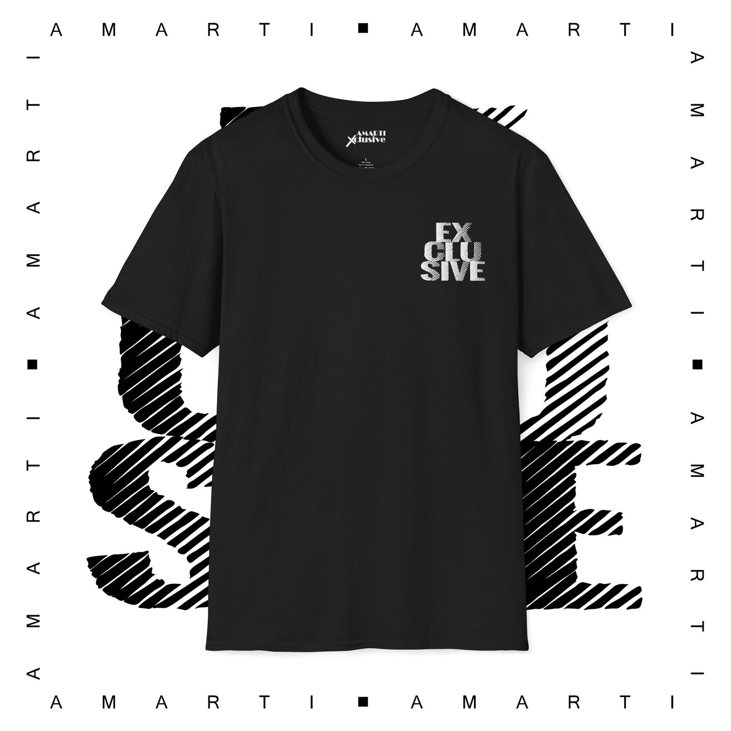 Stacked Exclusive (White) - Unisex Soft Tee