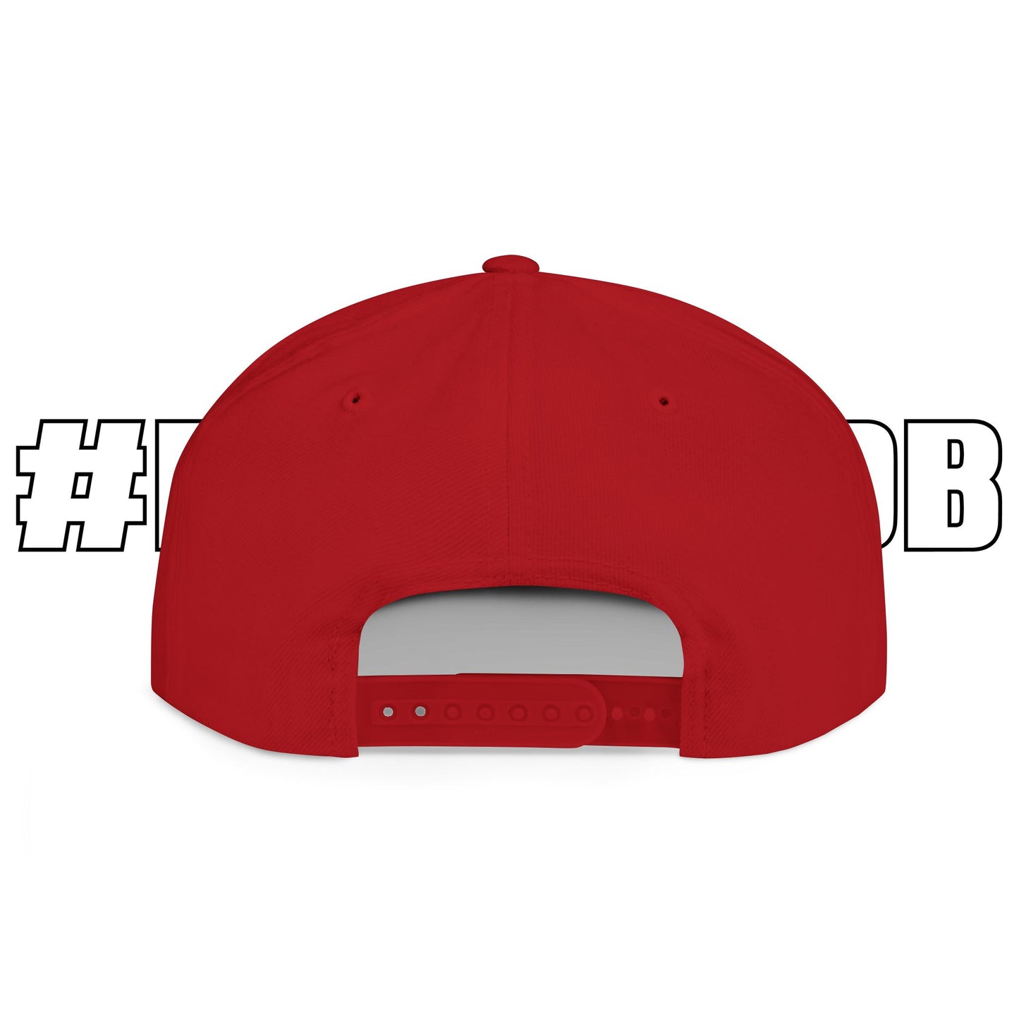 The #BEATSMOB Collection - Flat Bill Snapback Cap (Ghost Letters)