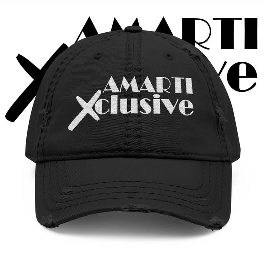 Amarti Exclusive Logo (Embroidered) - Distressed Dad Hat