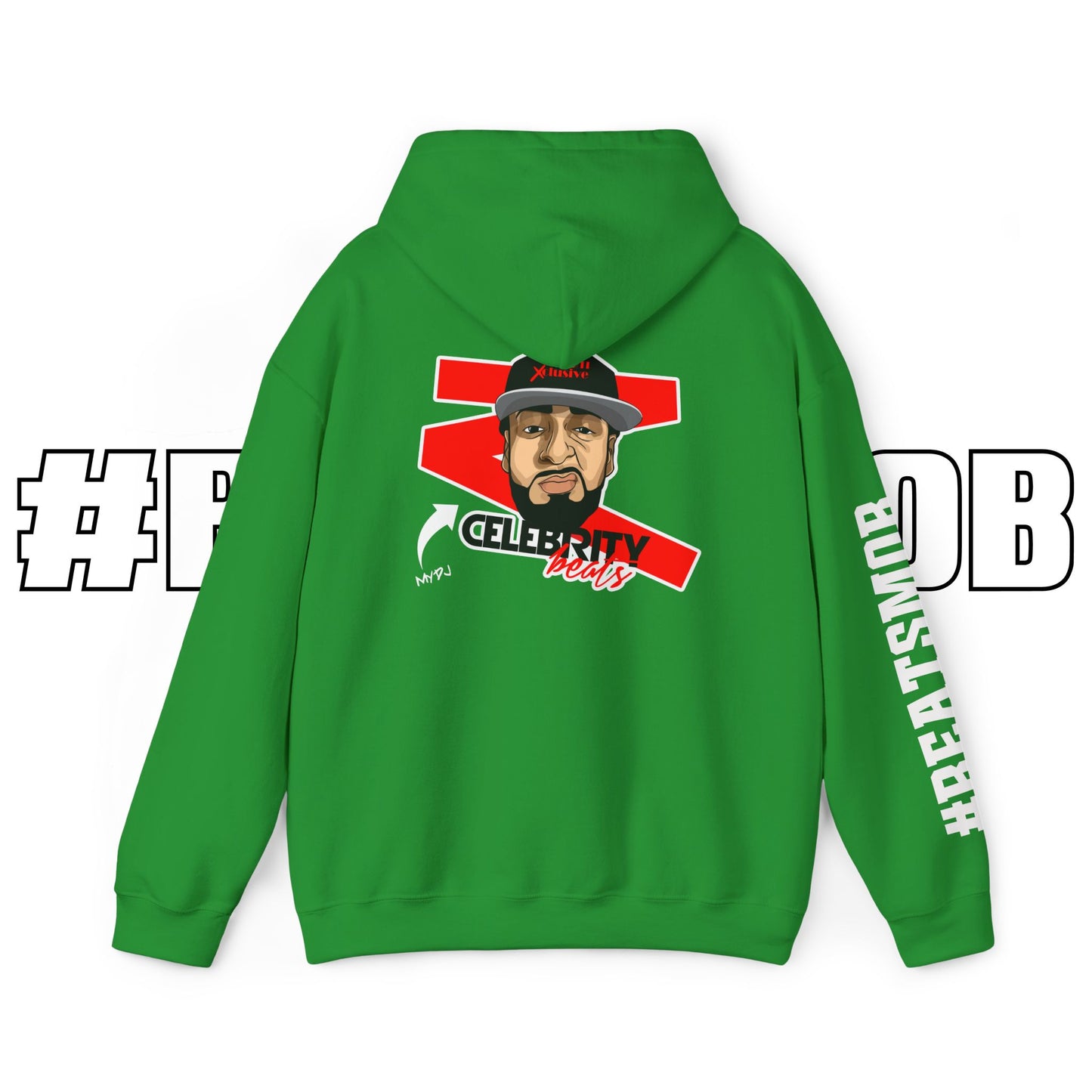 The #BEATSMOB Collection (We're With The DJ) - Unisex Heavy Hoodie