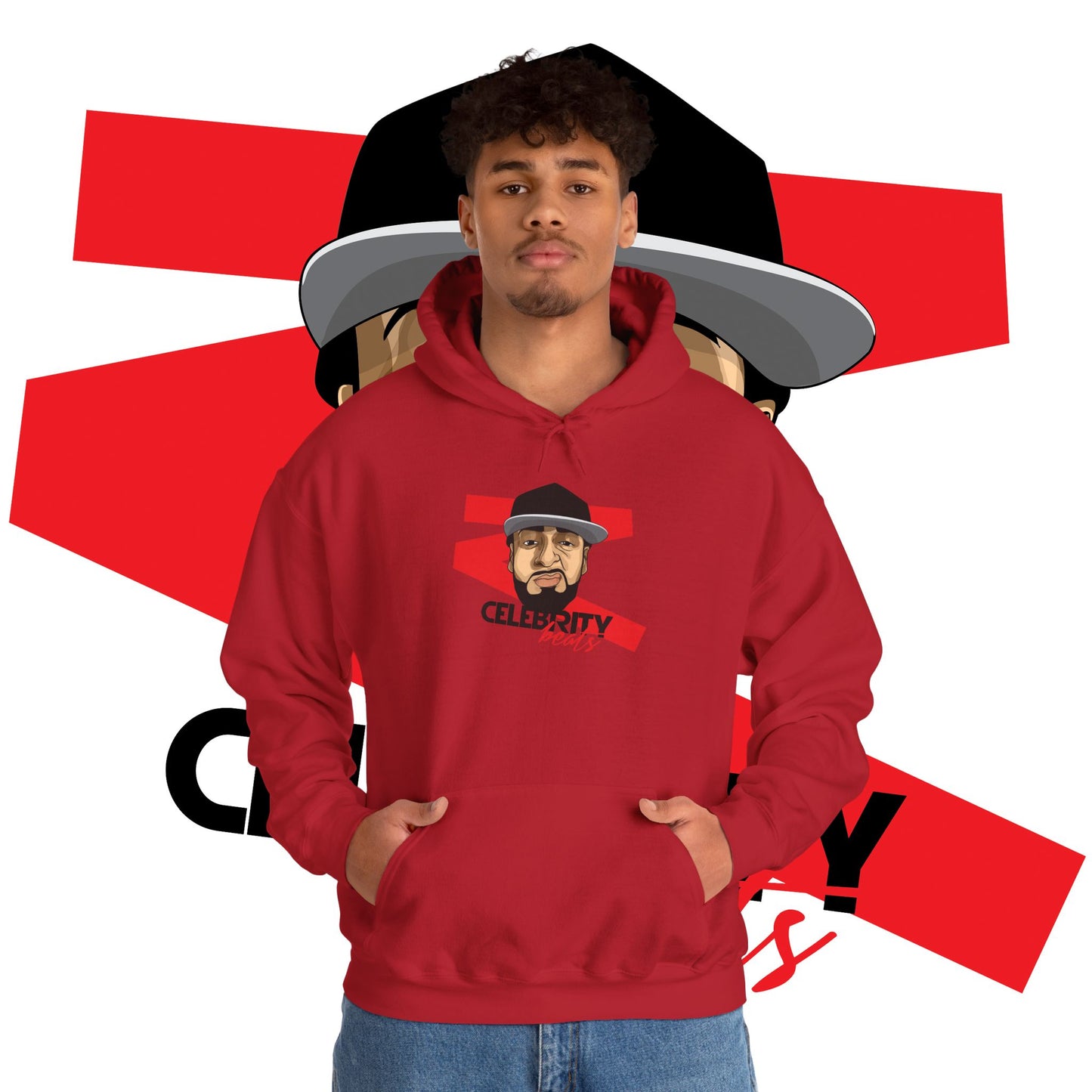 Celebrity Beats Toon-Up - Unisex Heavy Hoodie