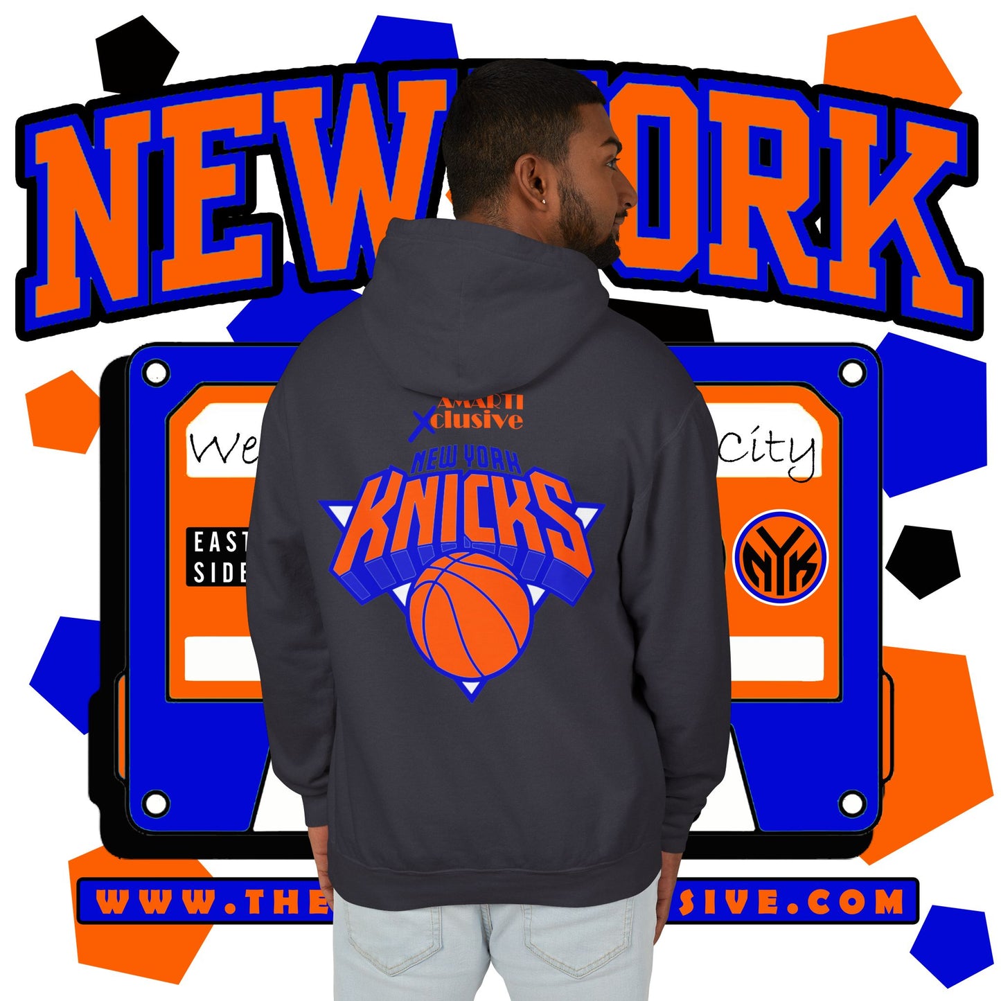 New York KnicksTape Cassette - Unisex Soft Hoodie