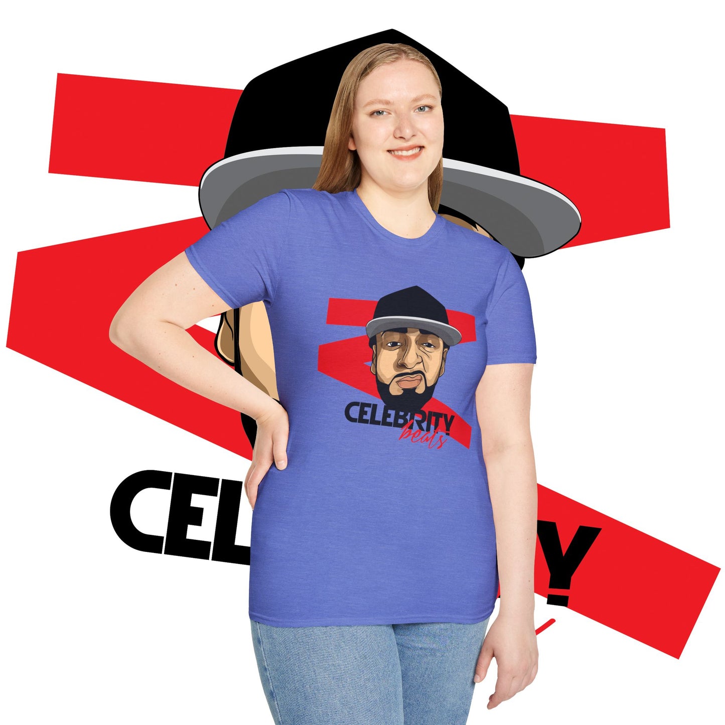 Celebrity Beats Toon-Up - Unisex Soft Tee