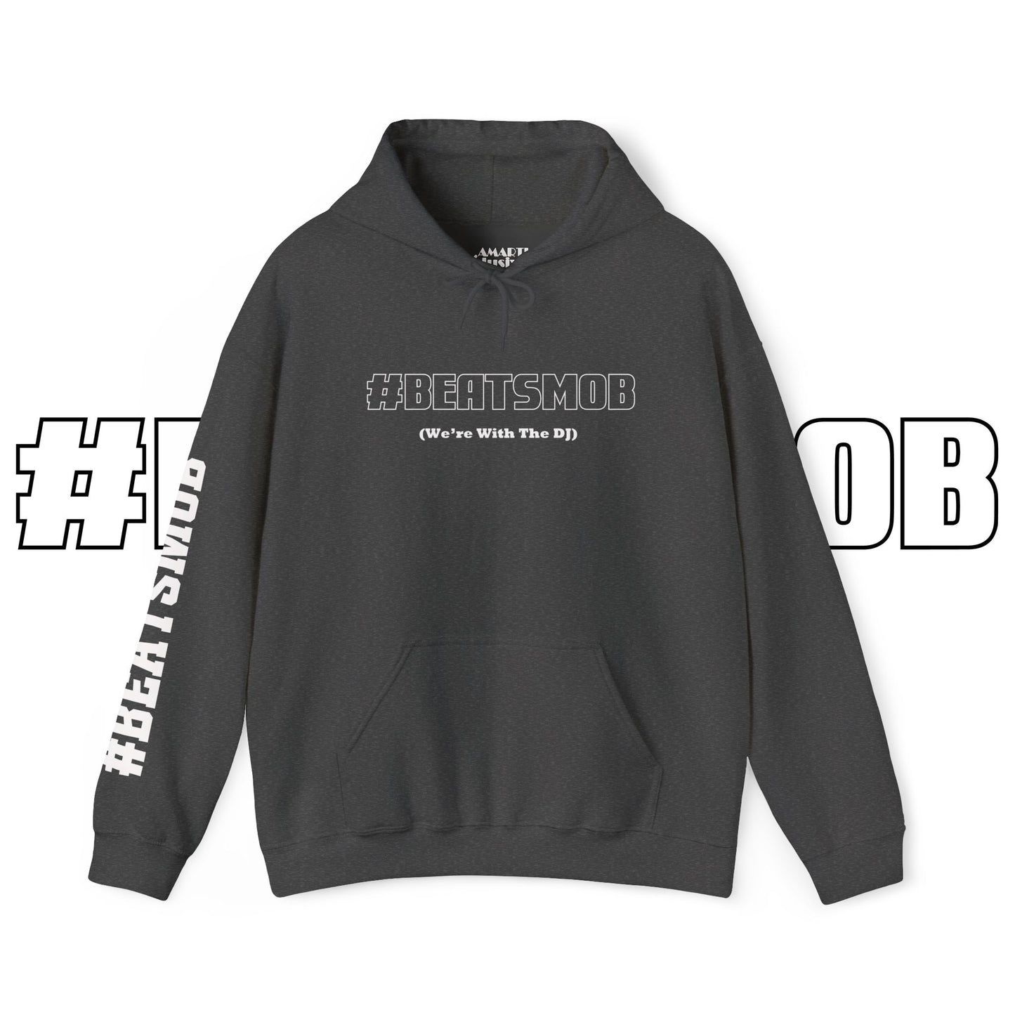 The #BEATSMOB Collection (We're With The DJ) - Unisex Heavy Hoodie