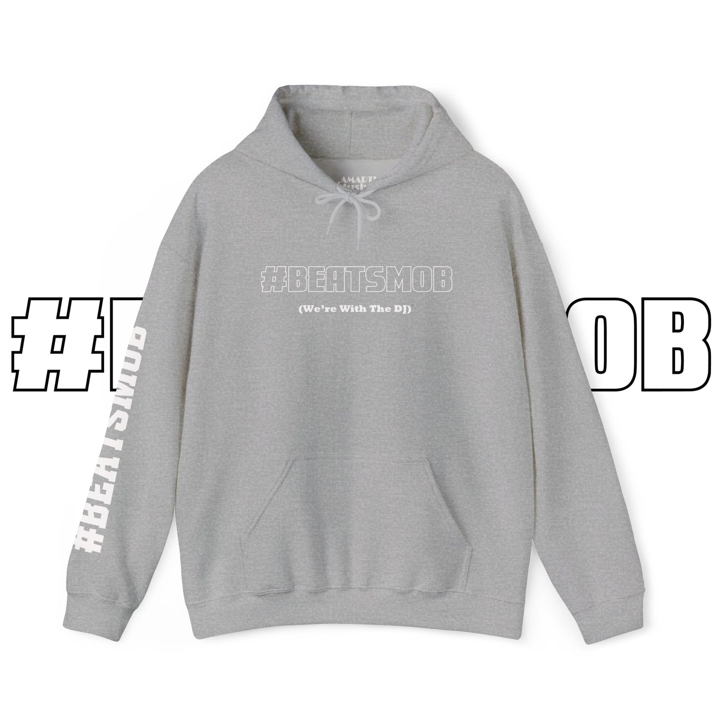 The #BEATSMOB Collection (We're With The DJ) - Unisex Heavy Hoodie