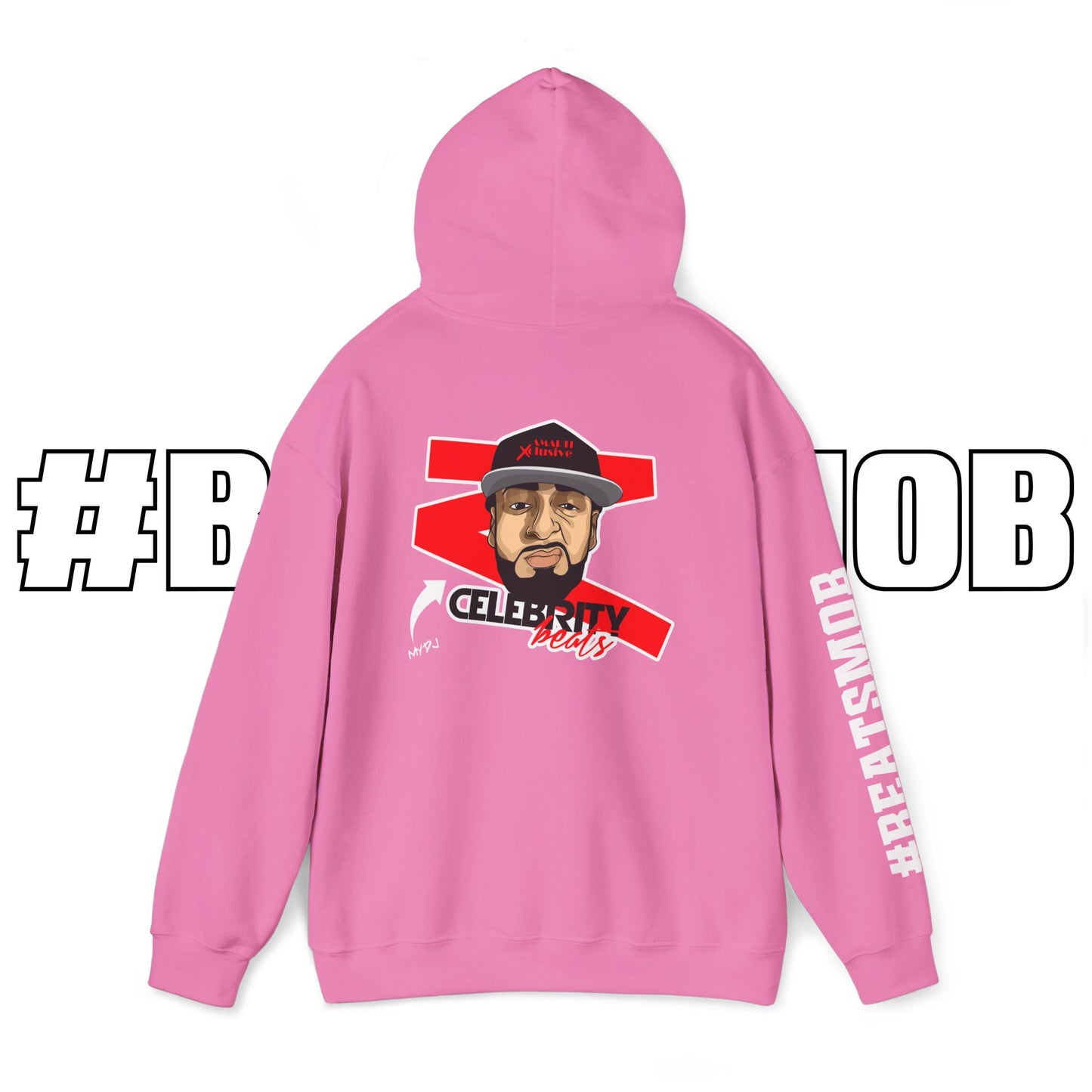 The #BEATSMOB Collection (We're With The DJ) - Unisex Heavy Hoodie