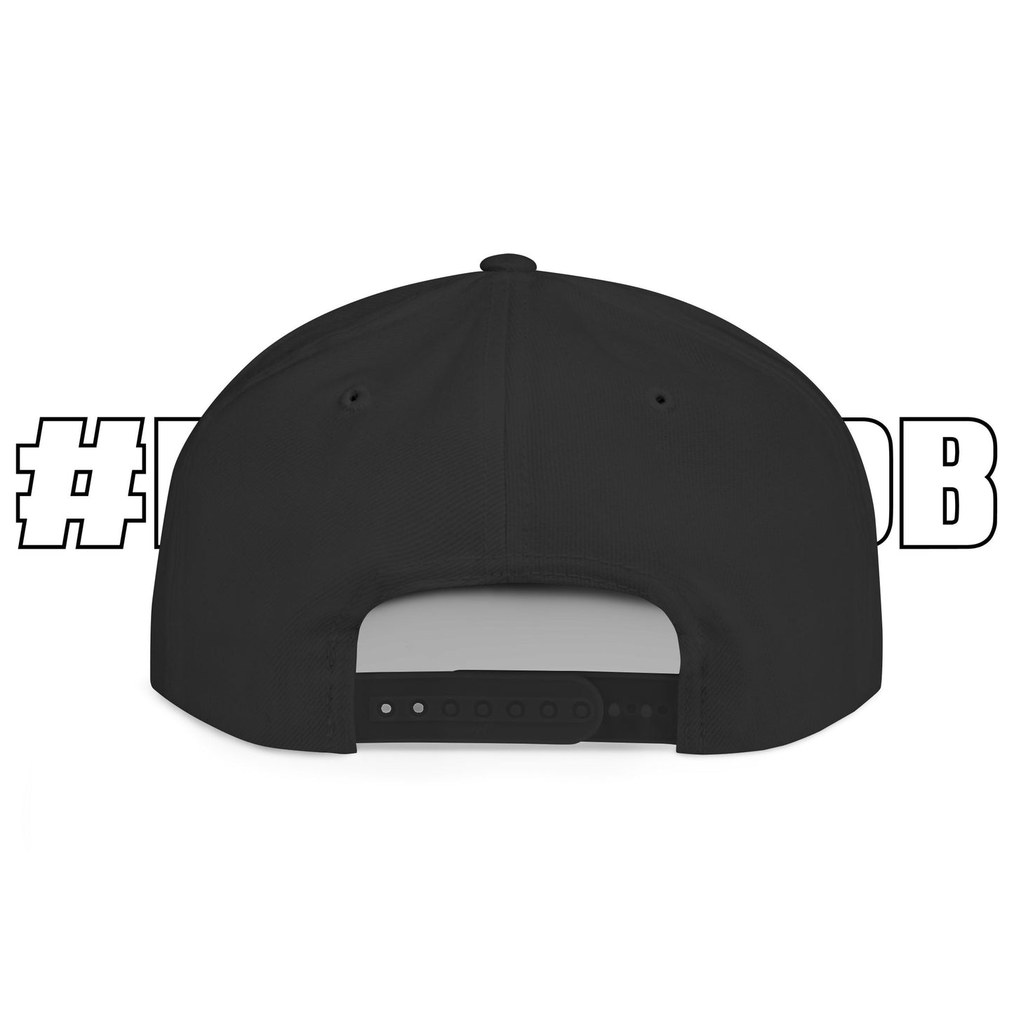 The #BEATSMOB Collection - Flat Bill Snapback Cap (Ghost Letters)