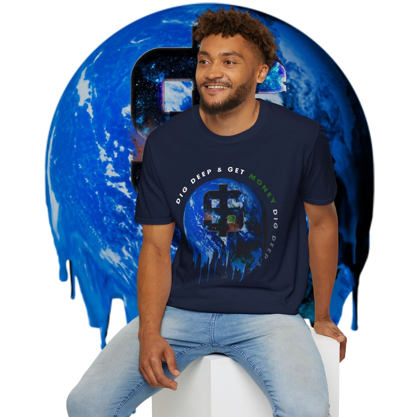 Dig Deep & Get Money - Unisex Softstyle Tee