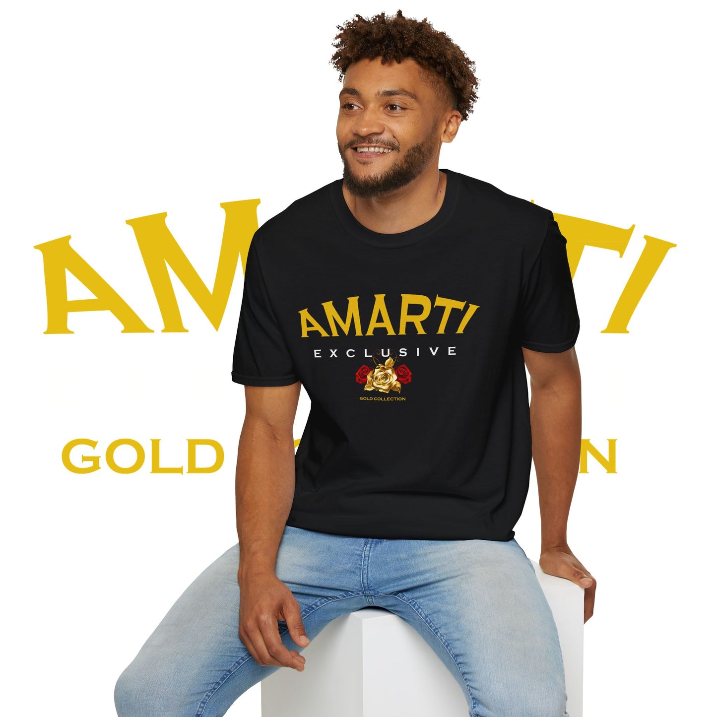 The GOLD Collection (Roses) - Unisex Soft Short Sleeve Tee