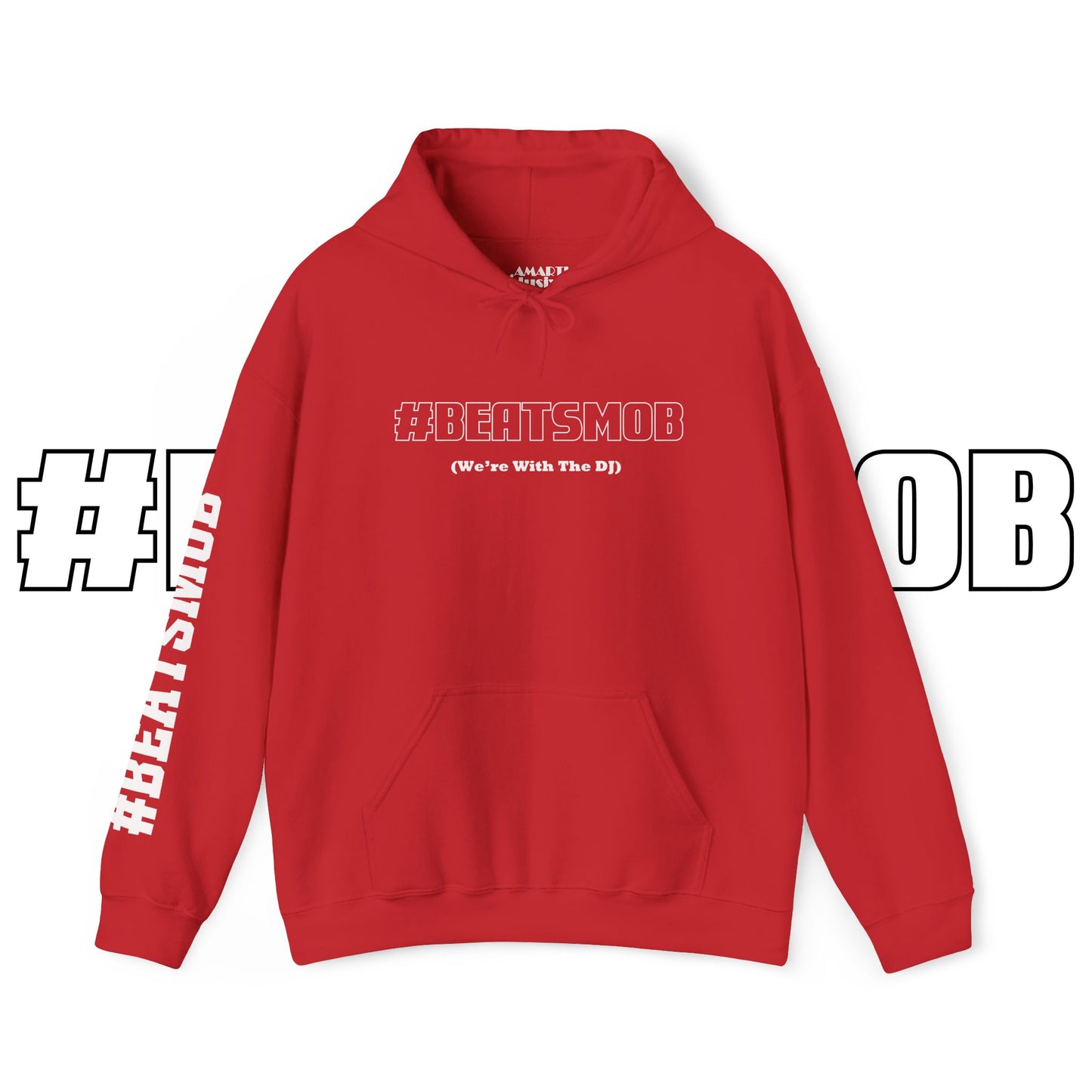 The #BEATSMOB Collection (We're With The DJ) - Unisex Heavy Hoodie