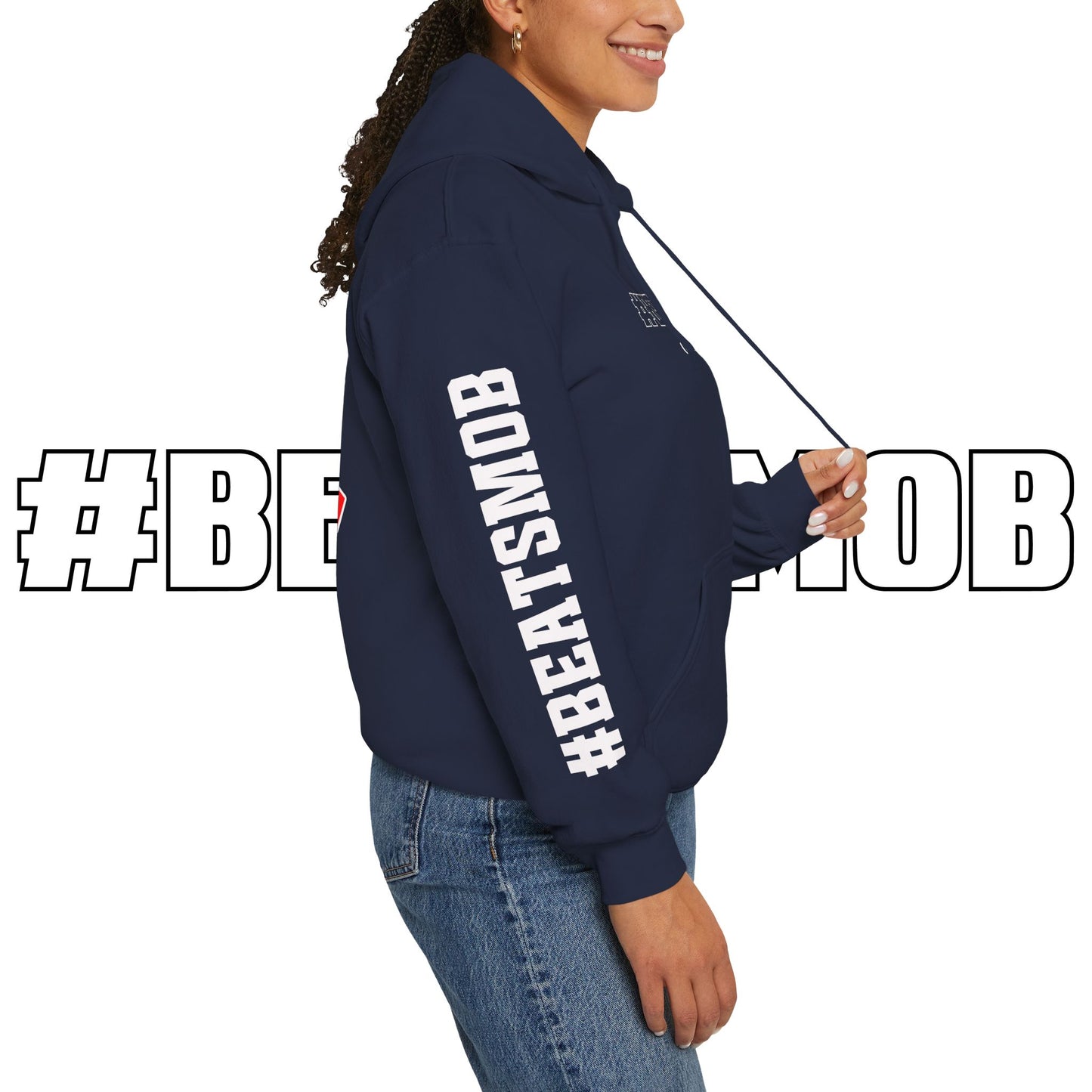 The #BEATSMOB Collection (We're With The DJ) - Unisex Heavy Hoodie