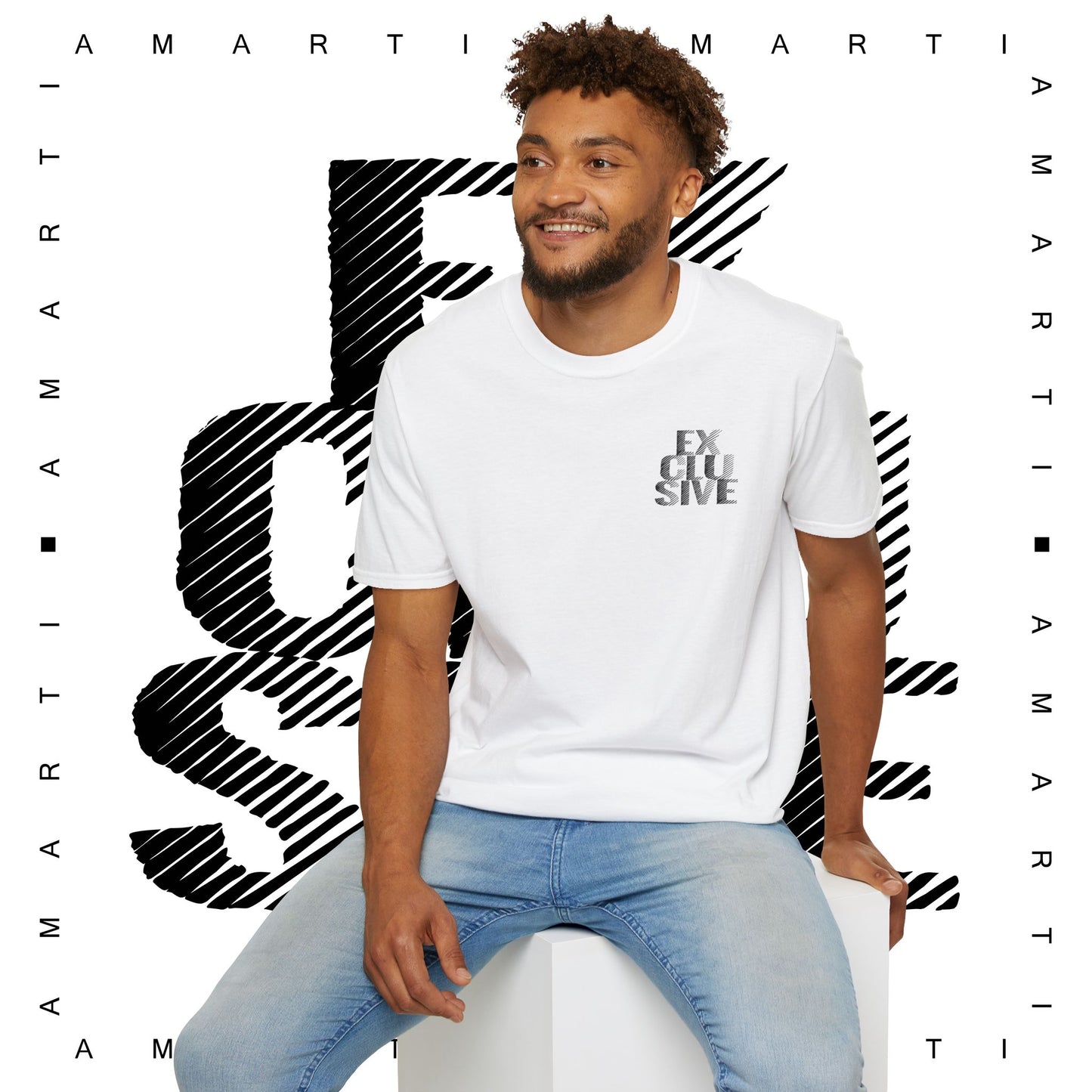 Stacked Exclusive (Black) - Unisex Soft Tee