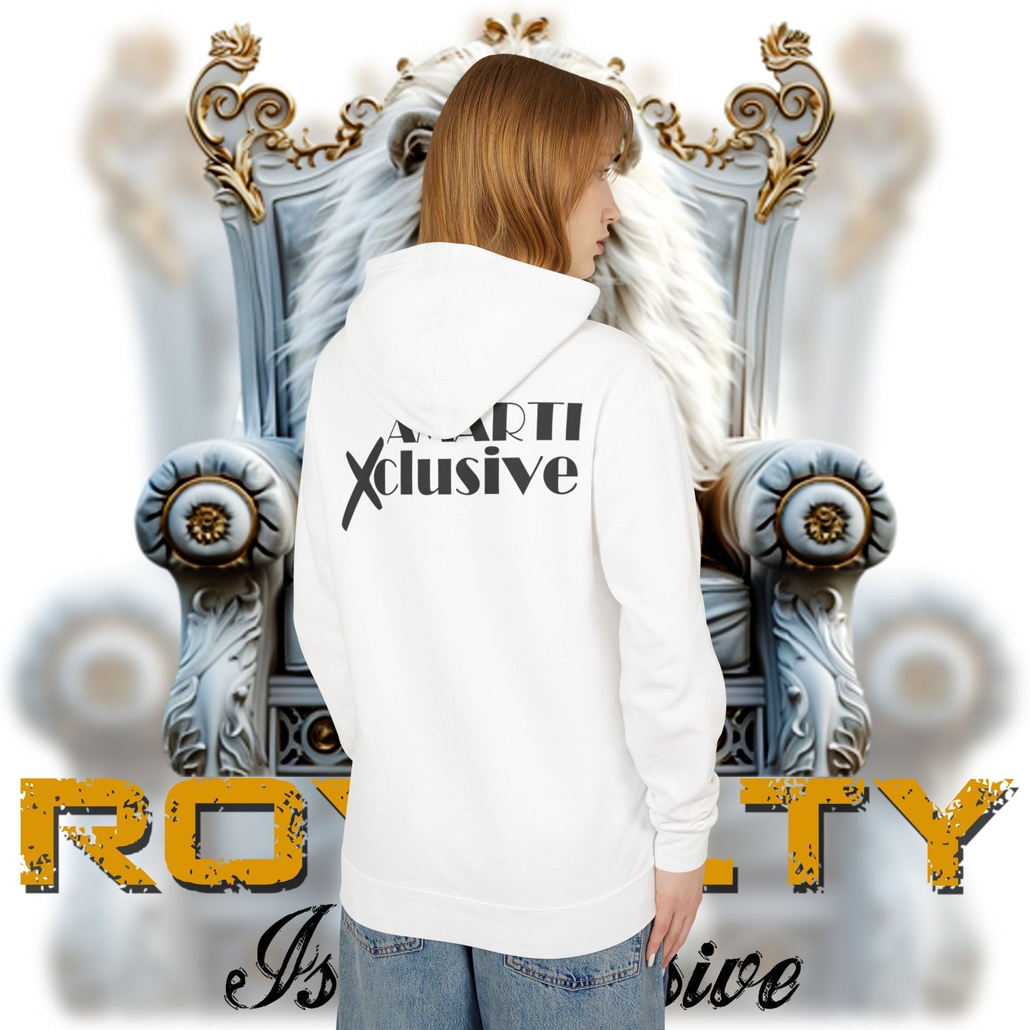 Royalty Is Exclusive - Unisex Pullover Lightweight Hoodie