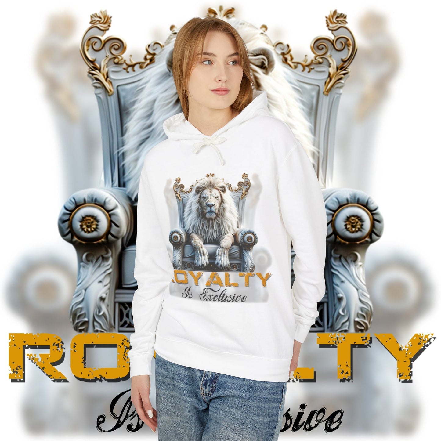 Royalty Is Exclusive - Unisex Pullover Lightweight Hoodie
