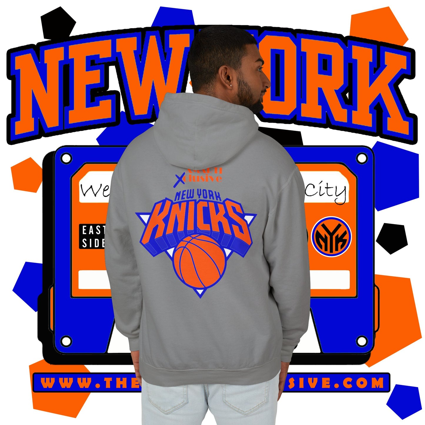 New York KnicksTape Cassette - Unisex Soft Hoodie
