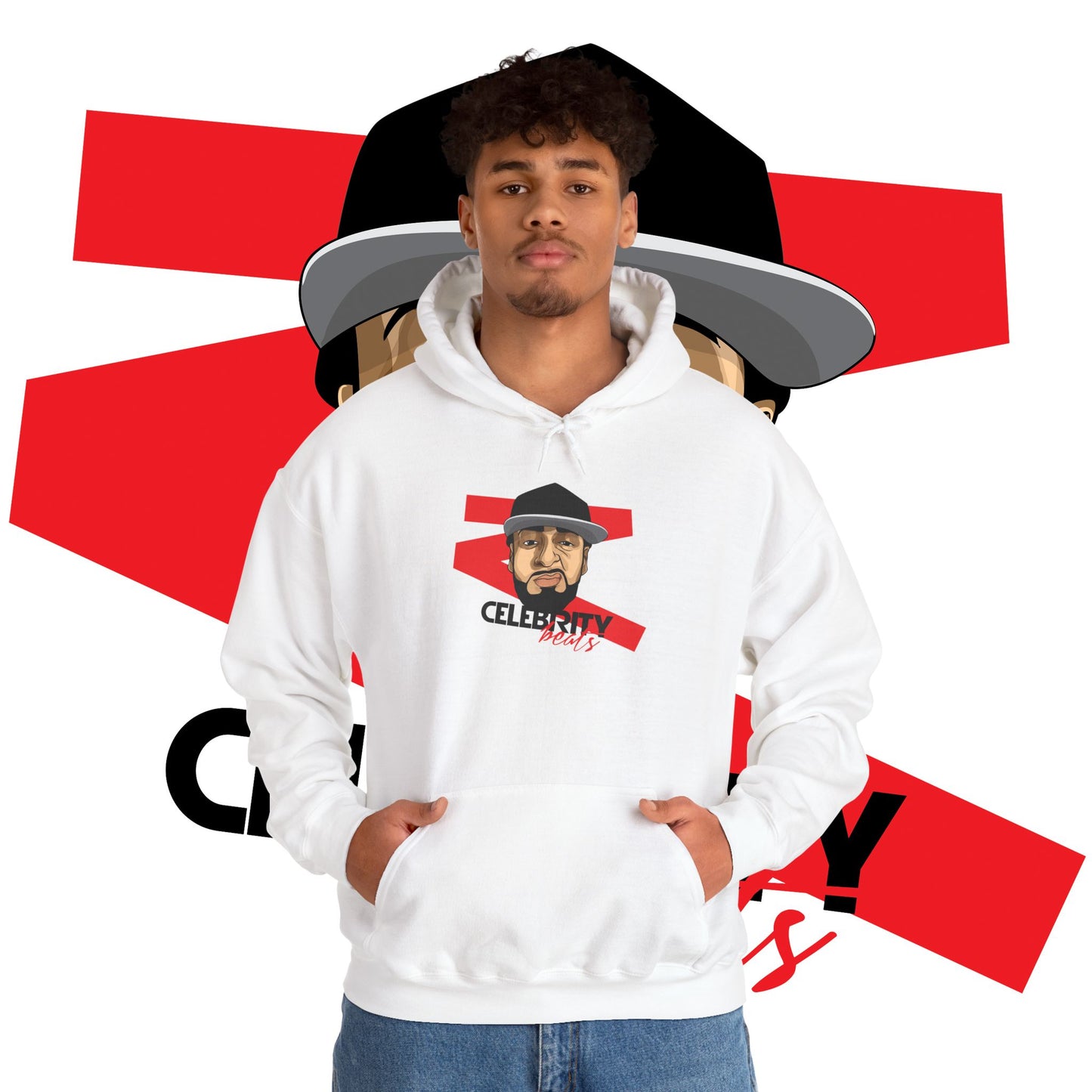 Celebrity Beats Toon-Up - Unisex Heavy Hoodie