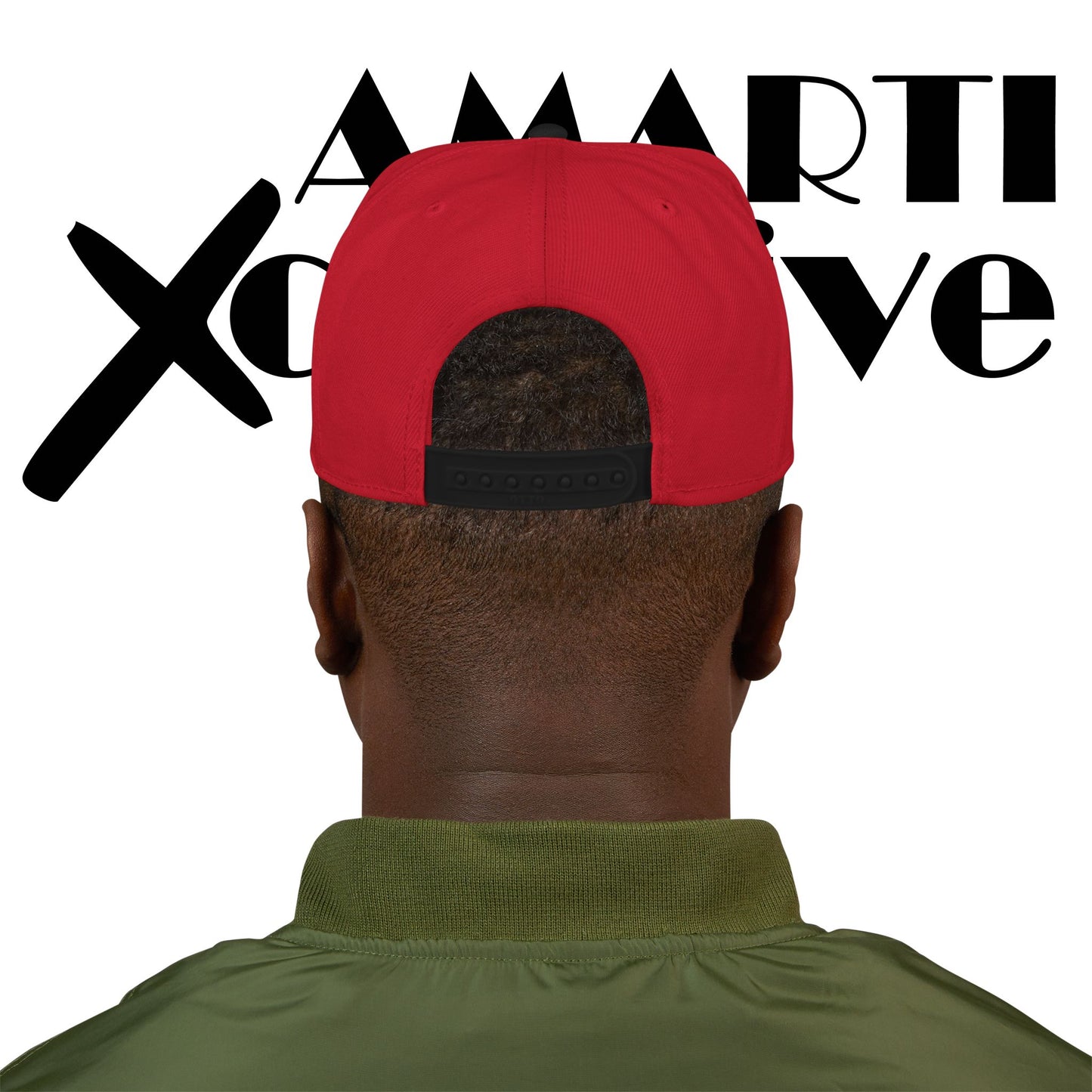 AMARTI Xclusive Logo Embroidered Snapback Hat