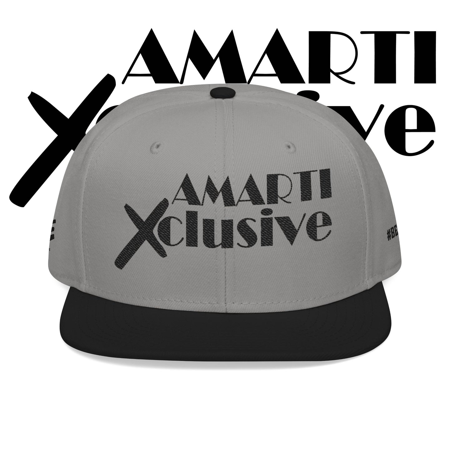 AMARTI Xclusive Logo Embroidered Snapback Hat