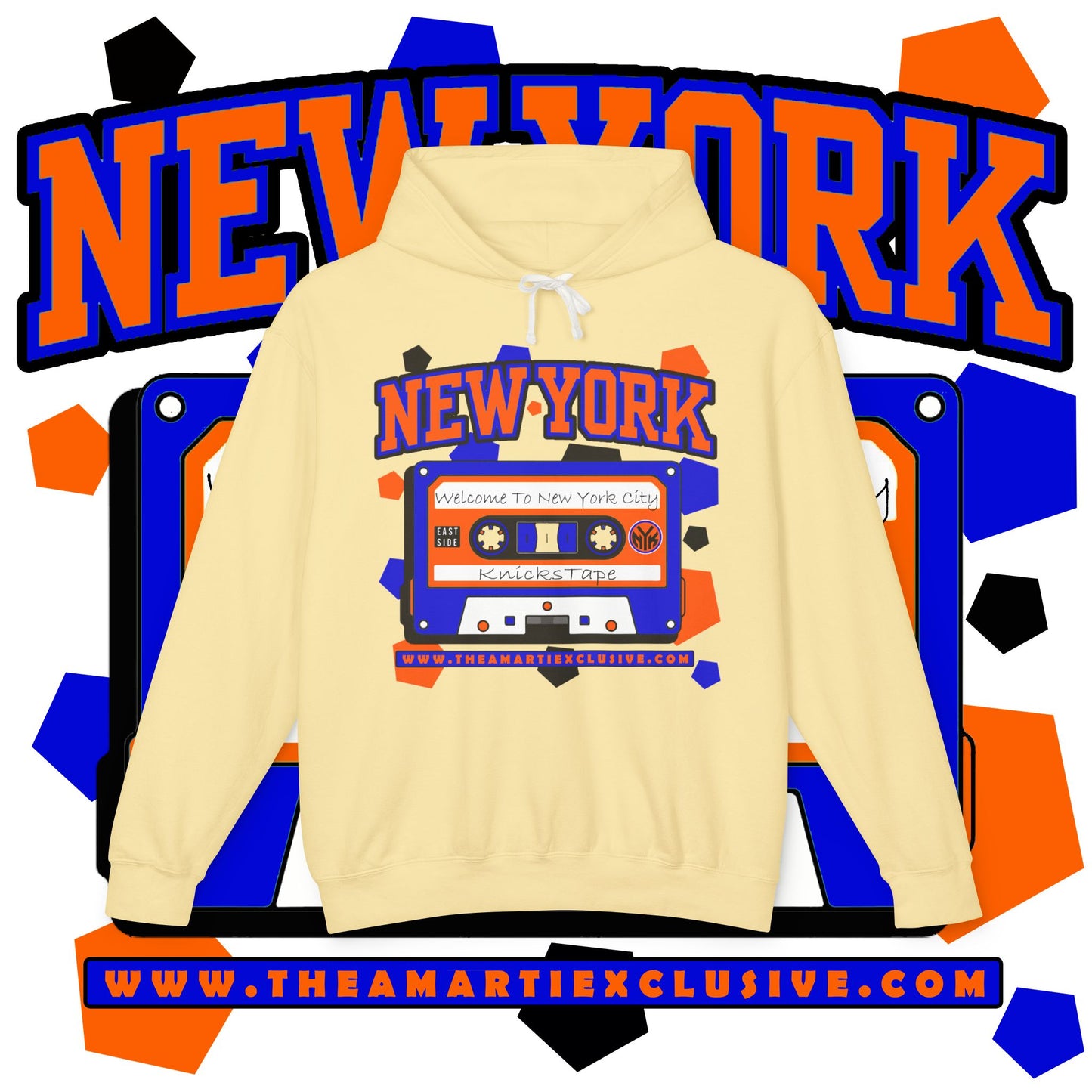 New York KnicksTape Cassette - Unisex Soft Hoodie