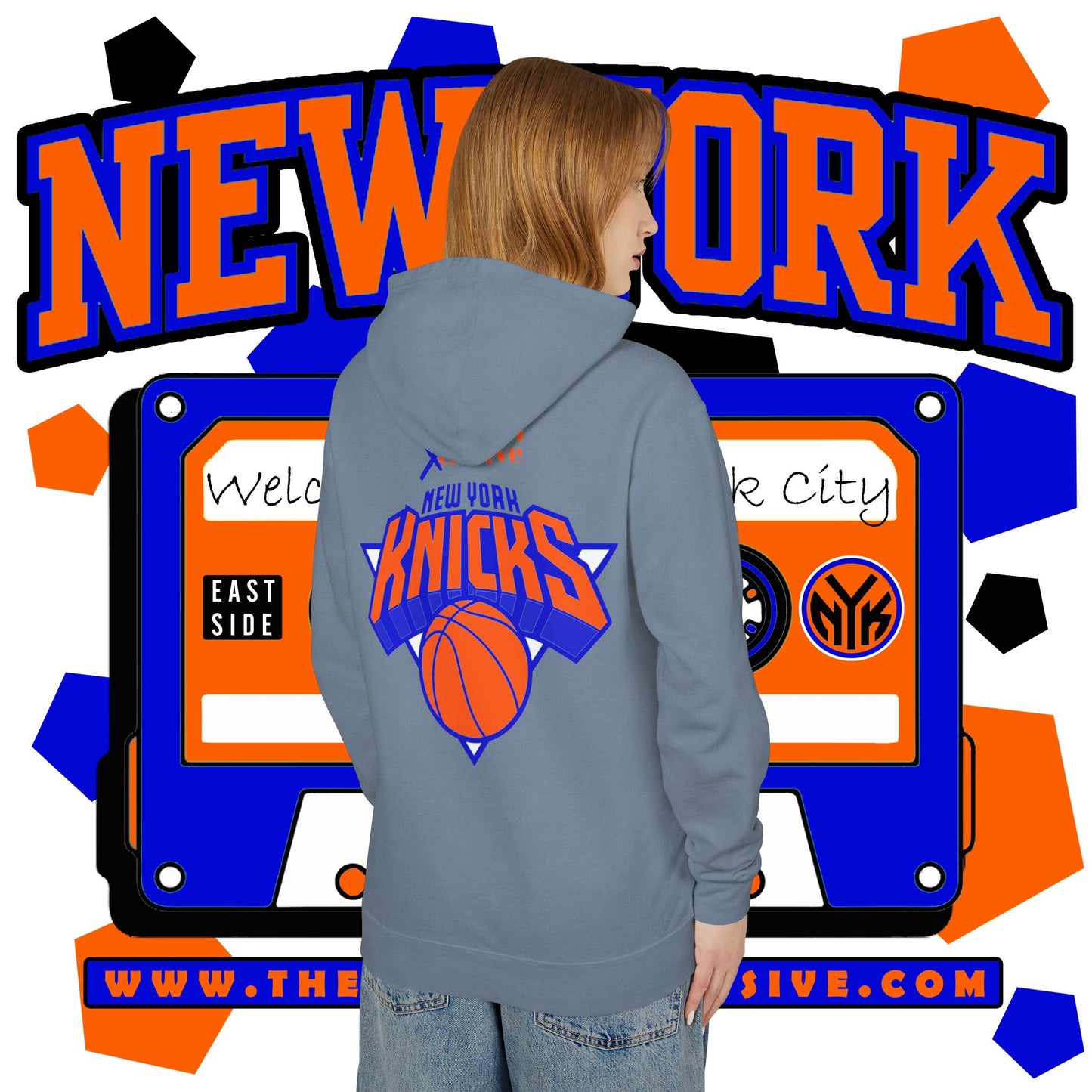 New York KnicksTape Cassette - Unisex Soft Hoodie