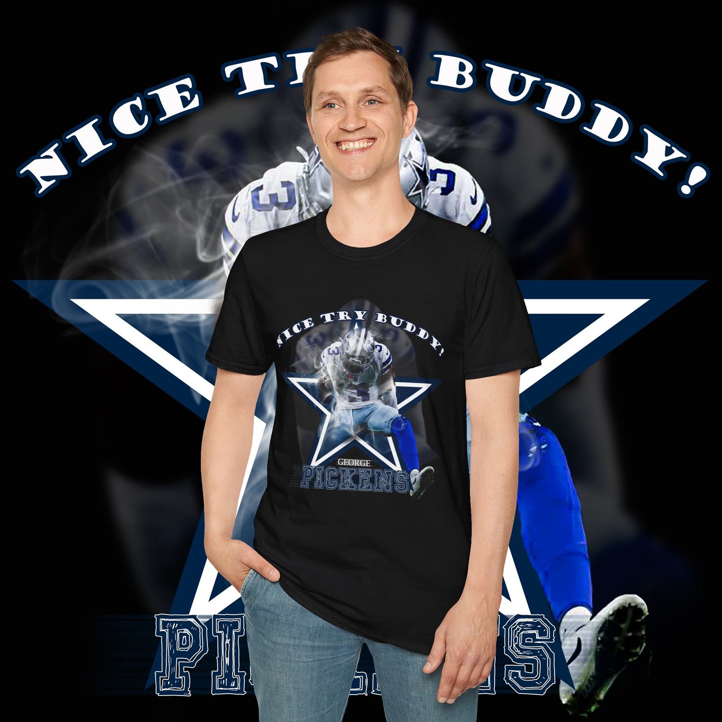 George Pickens Tribute Tee - Nice Try Buddy!