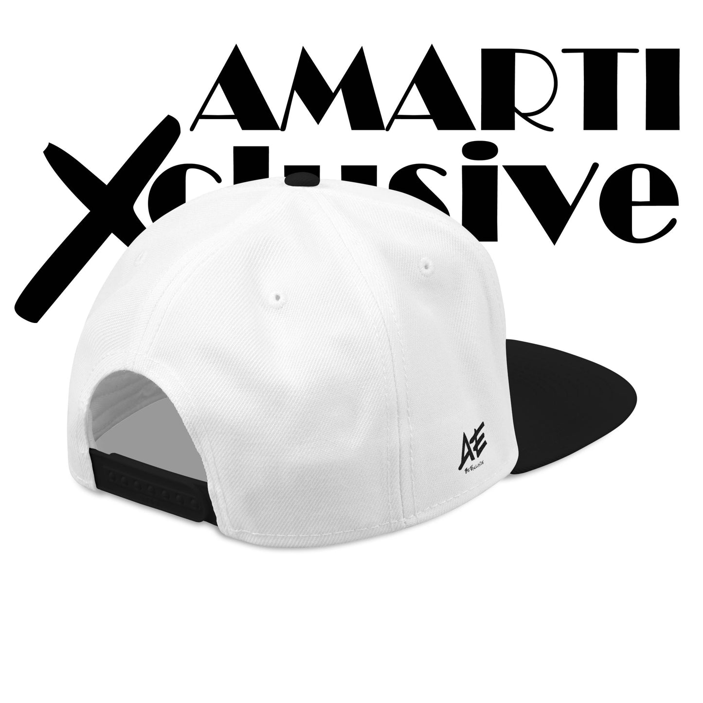 AMARTI Xclusive Logo Embroidered Snapback Hat