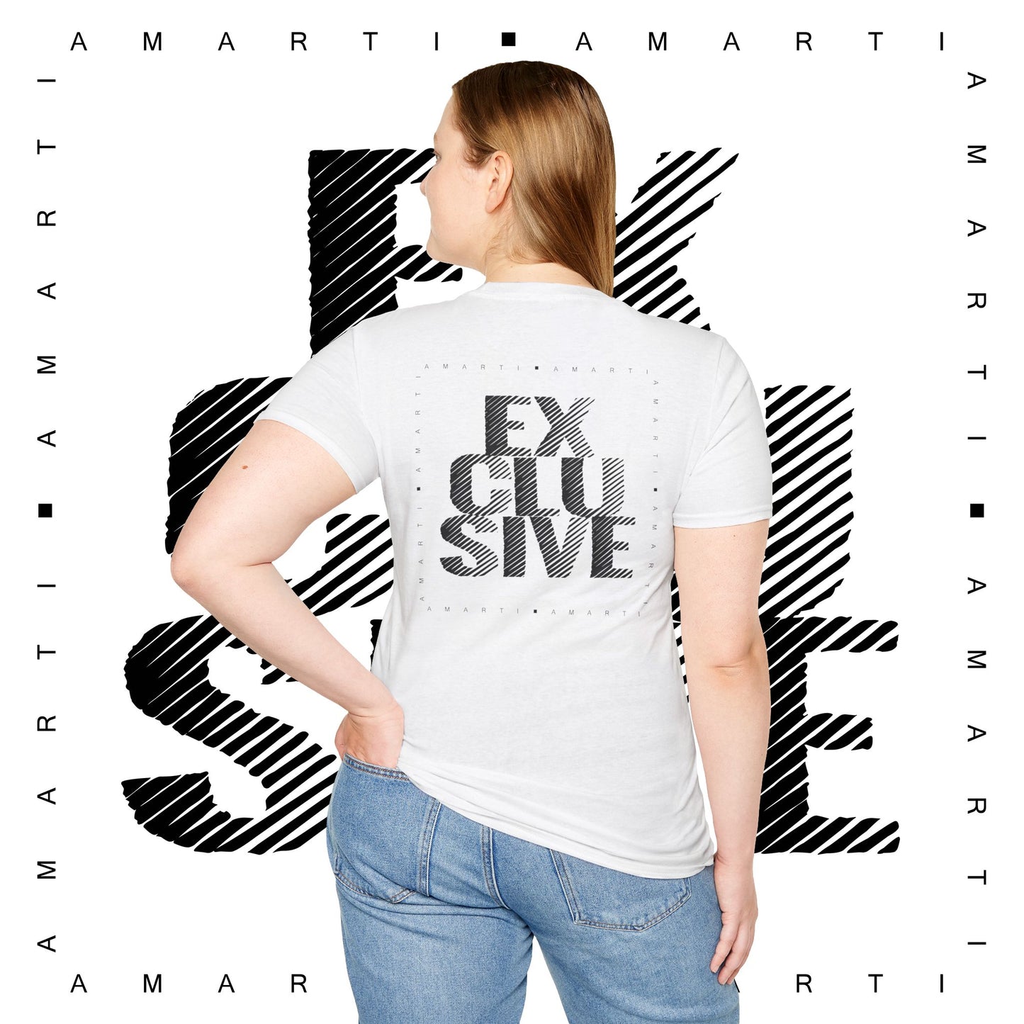 Stacked Exclusive (Black) - Unisex Soft Tee