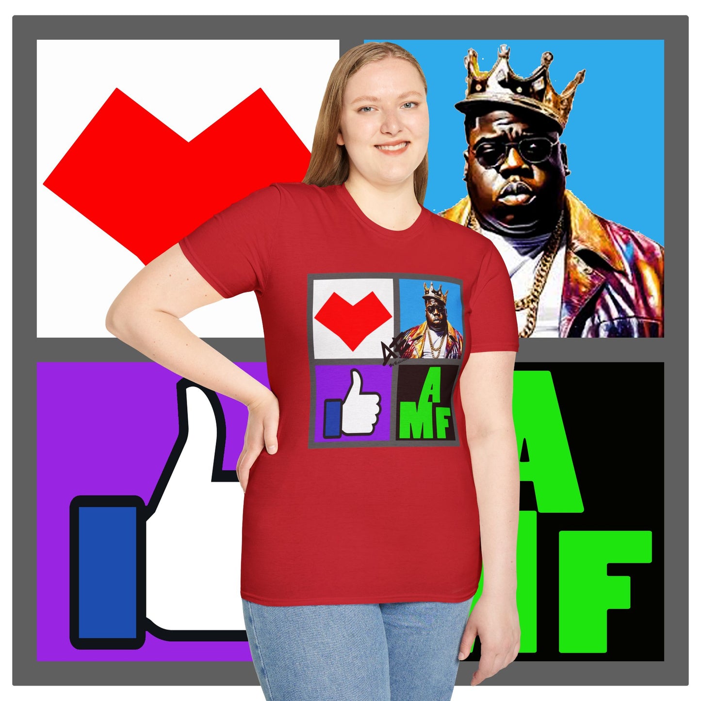 Heart "BIG" Like A MF - Unisex Tee