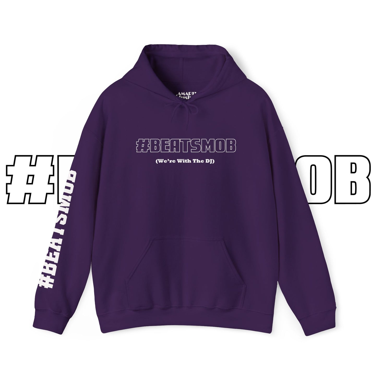The #BEATSMOB Collection (We're With The DJ) - Unisex Heavy Hoodie