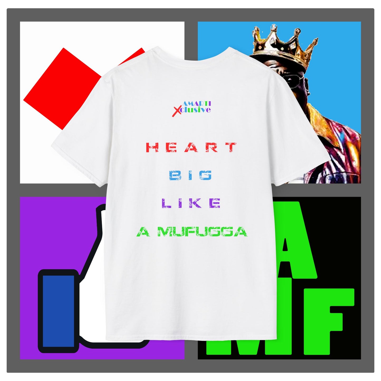 Heart "BIG" Like A MF - Unisex Tee