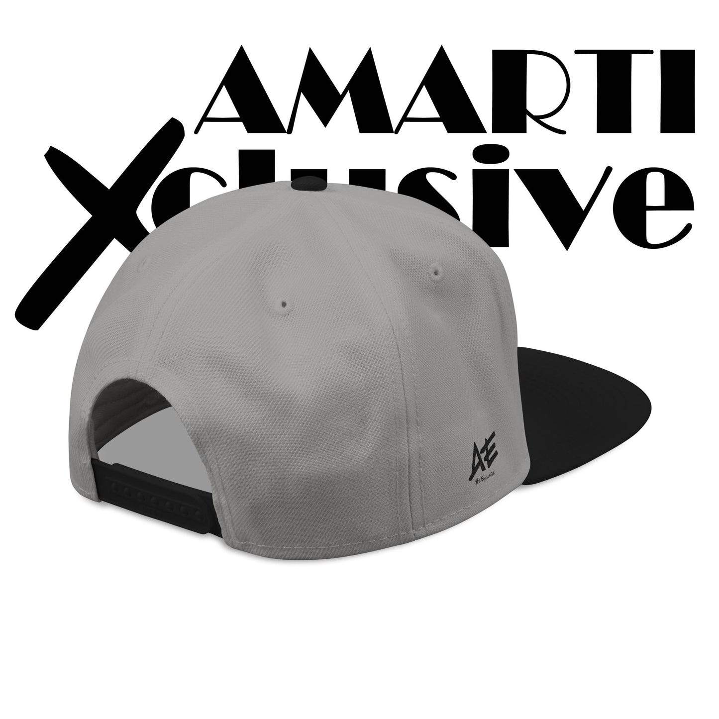 AMARTI Xclusive Logo Embroidered Snapback Hat