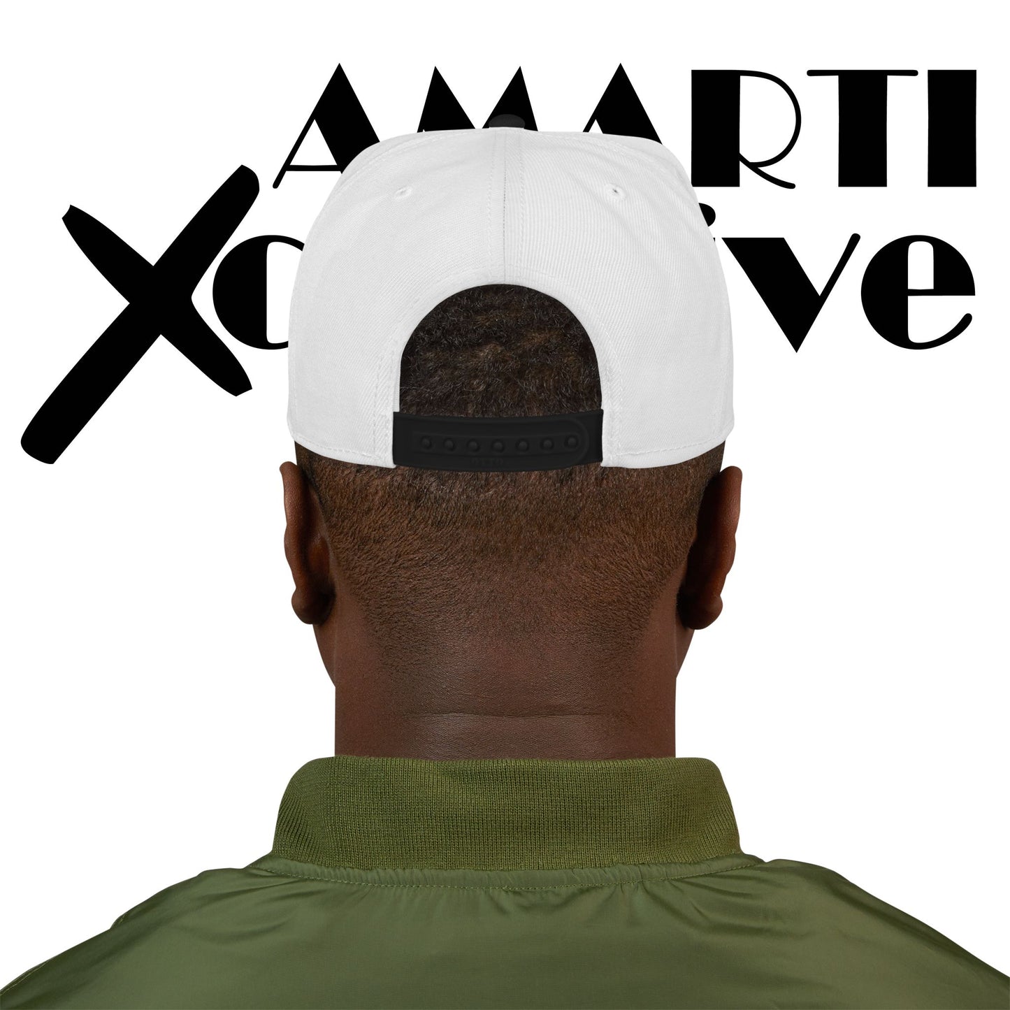 AMARTI Xclusive Logo Embroidered Snapback Hat