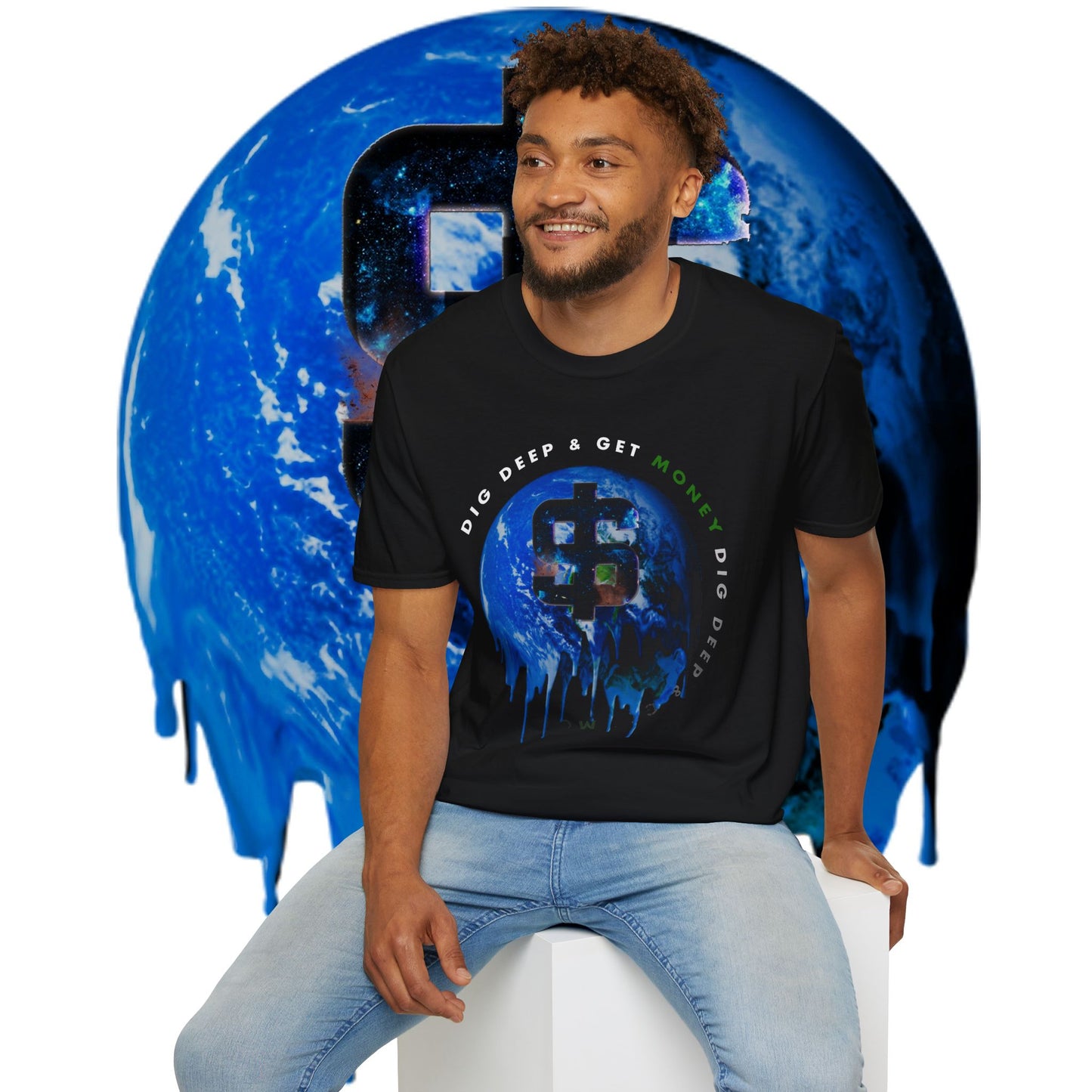 Dig Deep & Get Money - Unisex Softstyle Tee