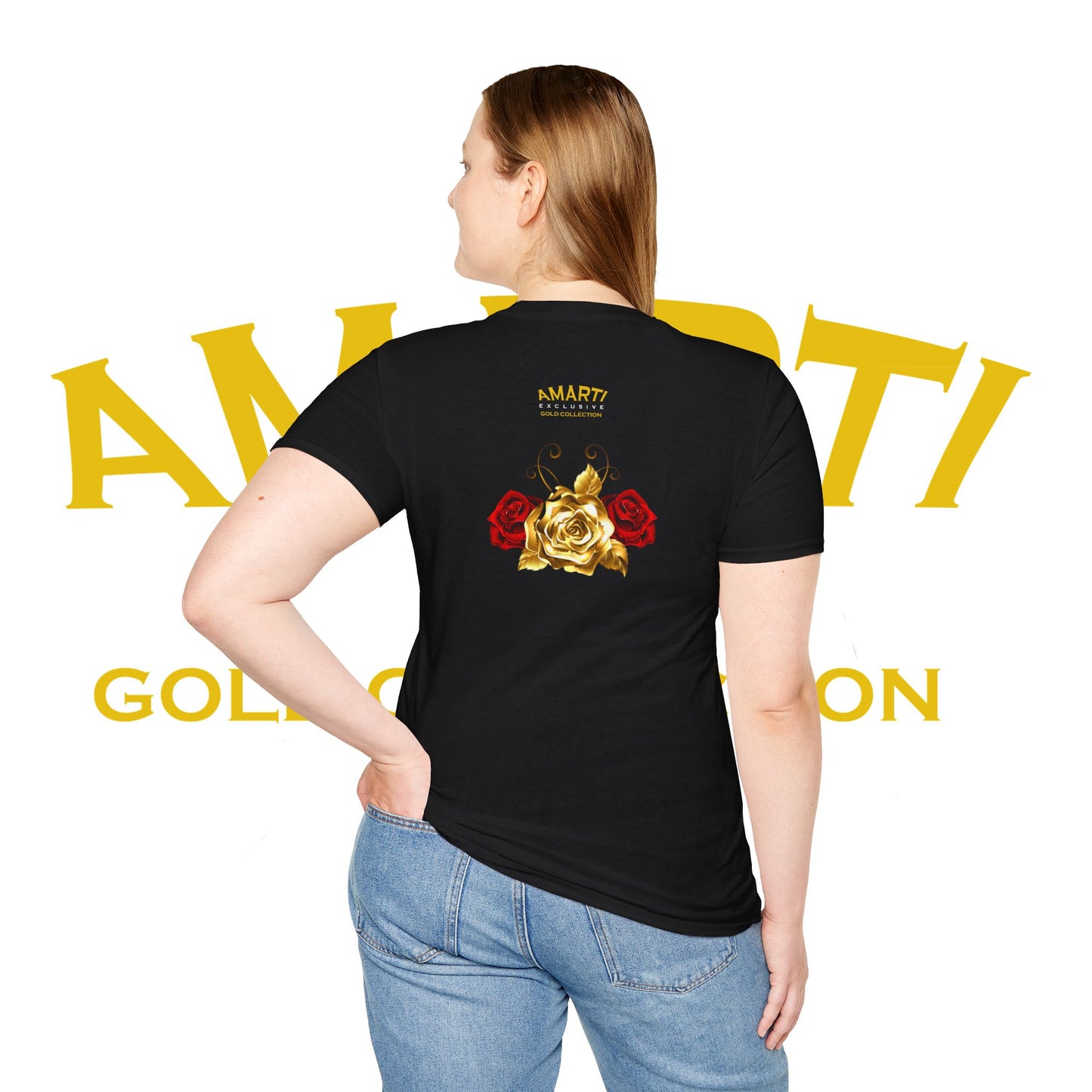 The GOLD Collection (Roses) - Unisex Soft Short Sleeve Tee