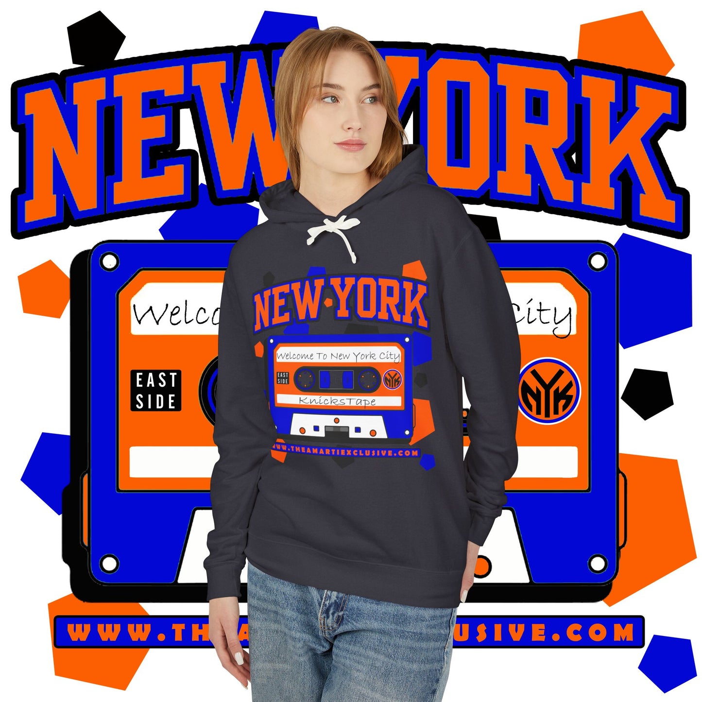 New York KnicksTape Cassette - Unisex Soft Hoodie