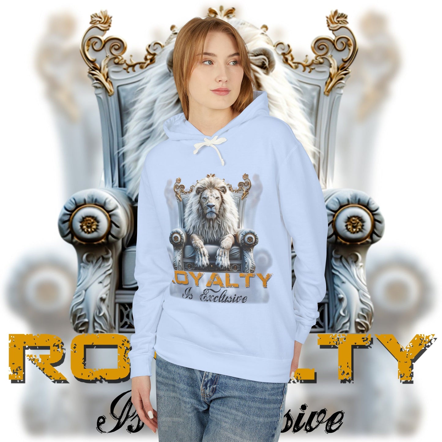 Royalty Is Exclusive - Unisex Pullover Lightweight Hoodie