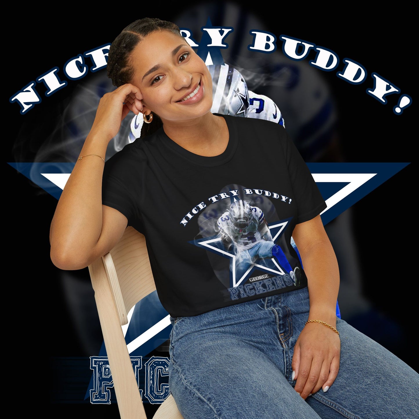 George Pickens Tribute Tee - Nice Try Buddy!