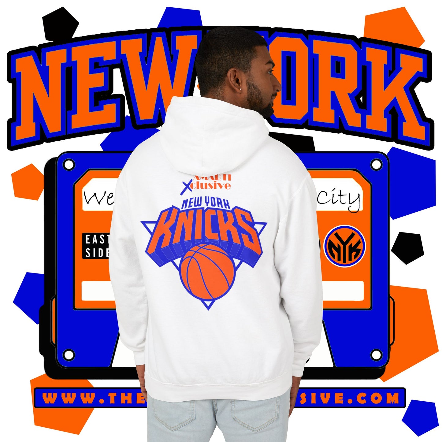 New York KnicksTape Cassette - Unisex Soft Hoodie