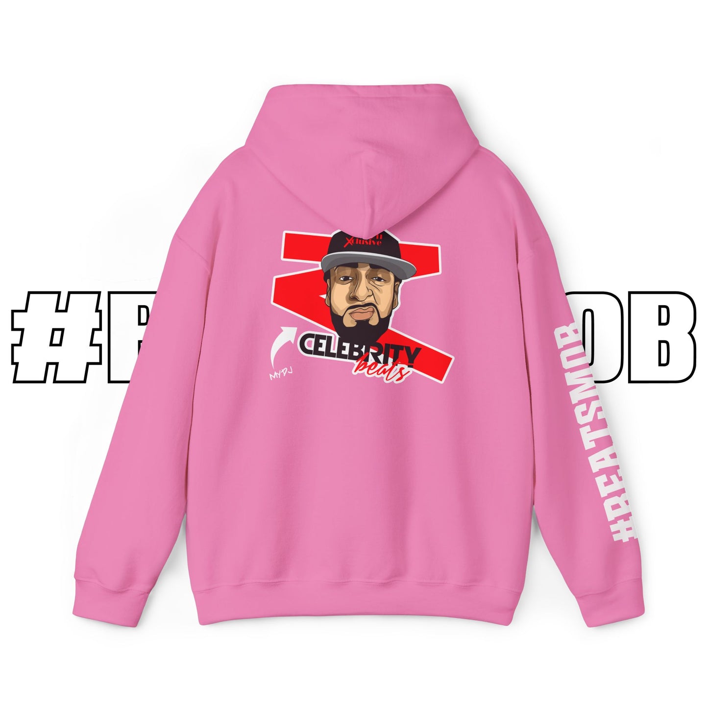 The #BEATSMOB Collection (We're With The DJ) - Unisex Heavy Hoodie