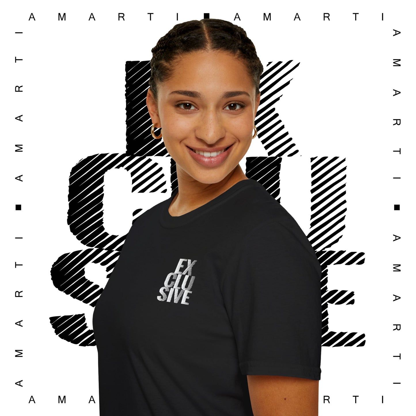 Stacked Exclusive (White) - Unisex Soft Tee