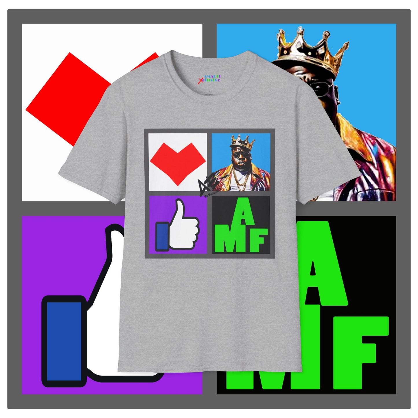 Heart "BIG" Like A MF - Unisex Tee