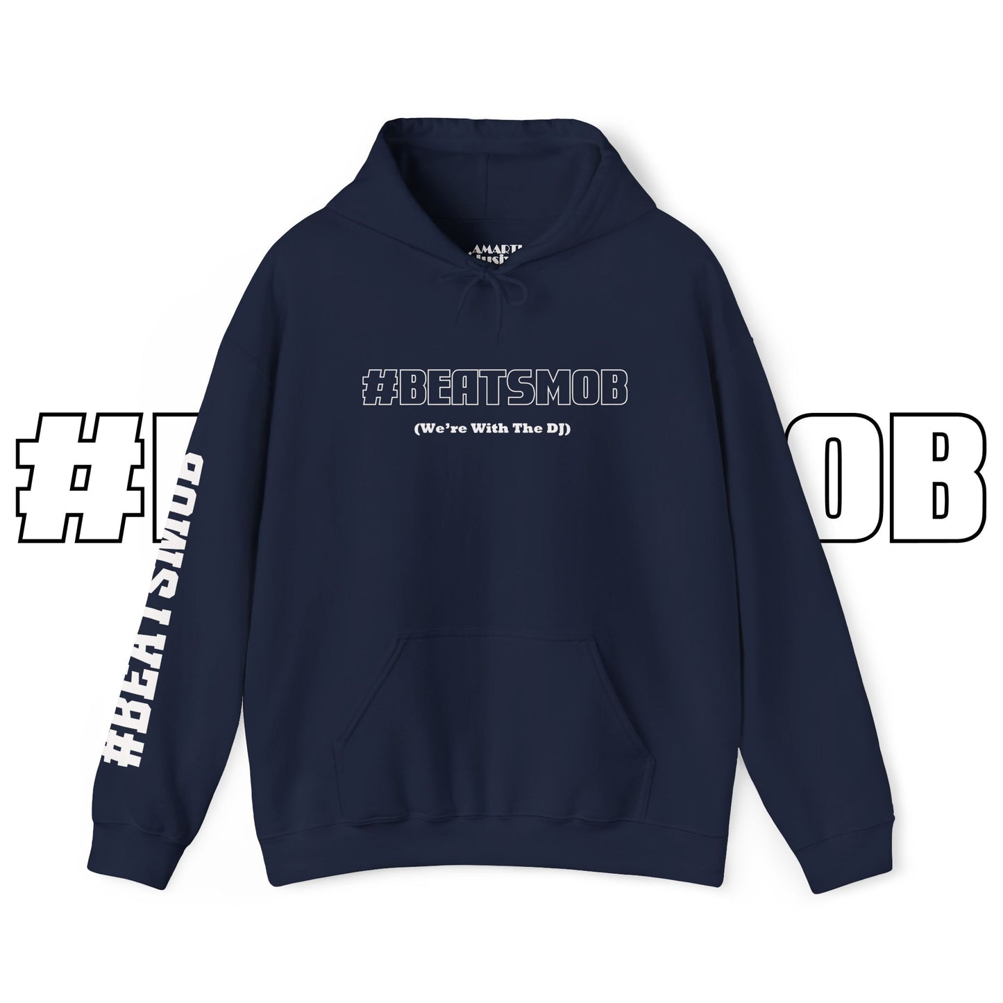 The #BEATSMOB Collection (We're With The DJ) - Unisex Heavy Hoodie