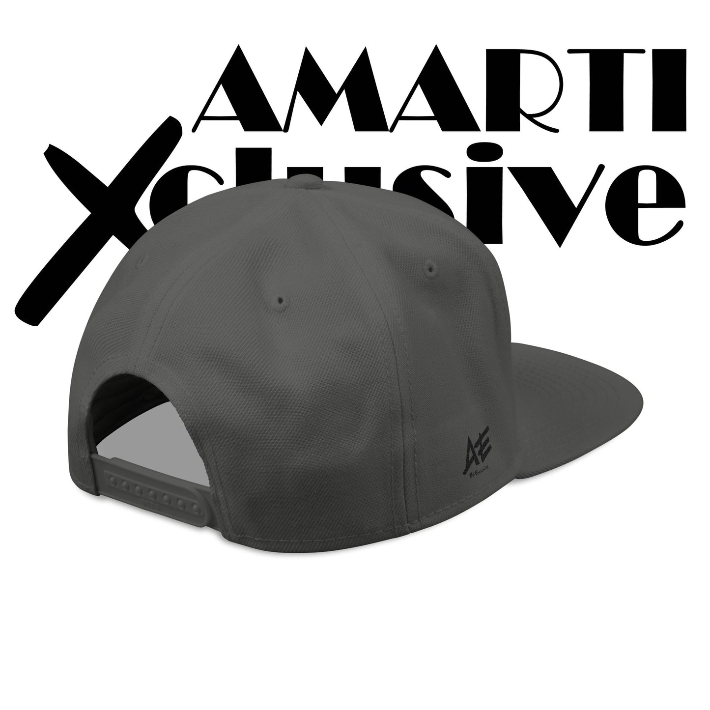 AMARTI Xclusive Logo Embroidered Snapback Hat