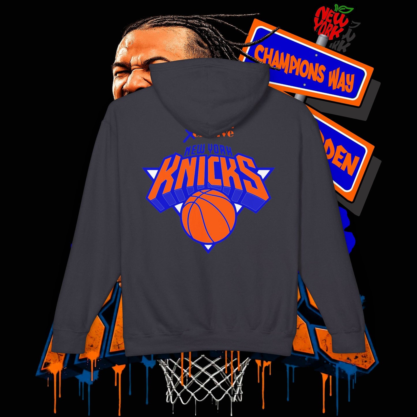 Jalen Brunson "Champions Way" Unisex SoftStyle Hoodie