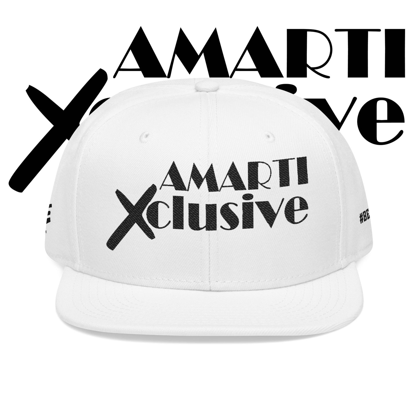AMARTI Xclusive Logo Embroidered Snapback Hat