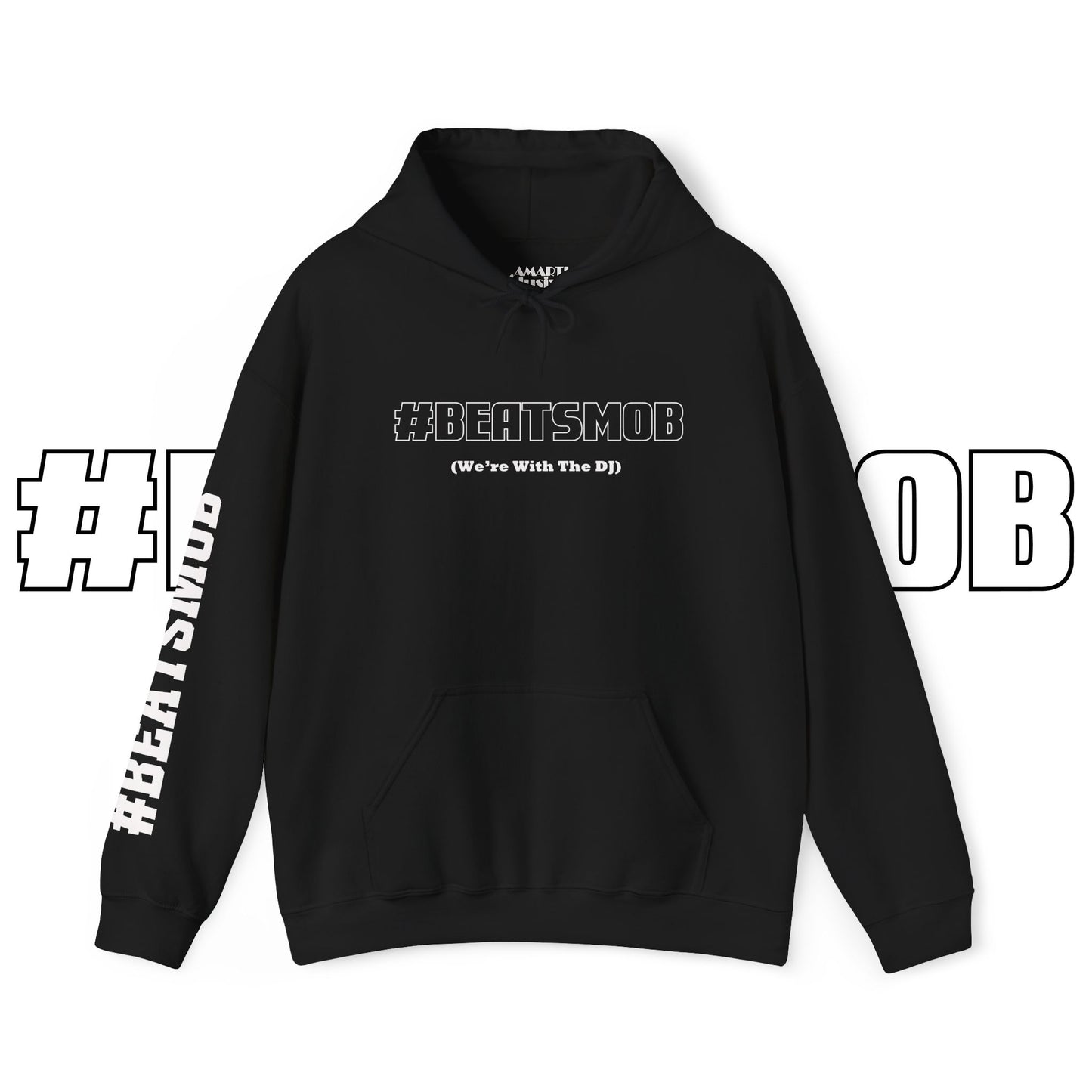 The #BEATSMOB Collection (We're With The DJ) - Unisex Heavy Hoodie